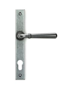 Set Pewter Newbury Slimline Lever Espag. Lock Set | 46414