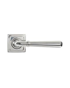 Set Polished SS (316) Newbury Lever on Square rose | 46517 | 46543