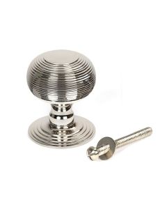 Polished Nickel Beehive Centre Door Knob | 46656