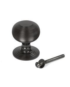 Aged Bronze Beehive Centre Door Knob | 46657