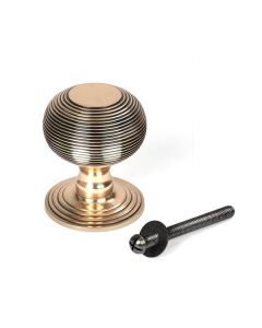 Polished Bronze Beehive Centre Door Knob | 46658