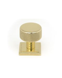 Anvil Polished Brass Brompton 25mm Cabinet Knob (square) | 46824
