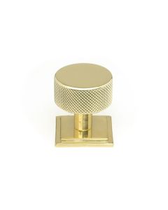 Anvil Polished Brass Brompton 32mm Cabinet Knob (Square) | 46836