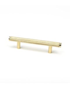 Polished Brass 156mm Full Knurled Brompton Small Pull Handle | 46852