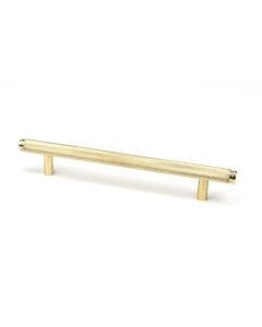 Polished Brass 220mm Full Knurled Brompton Medium Pull Handle | 46856
