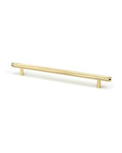 Polished Brass 284mm Full Knurled Brompton Large Pull Handle | 46860