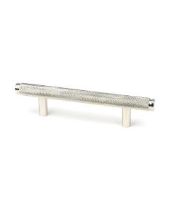 Polished Nickel 156mm Full Knurled Brompton Small Pull Handle | 46900
