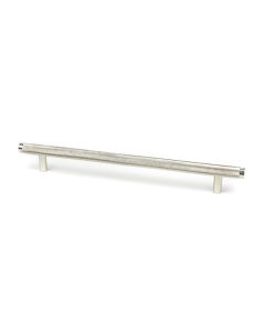 Polished Nickel 284mm Full Knurled Brompton Large Pull Handle | 46902