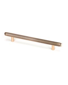 Polished Bronze 220mm Full Knurled Brompton Medium Pull Handle | 46907