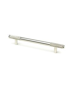 Polished Nickel 220mm Half Knurled Brompton Medium Pull Handle | 46931