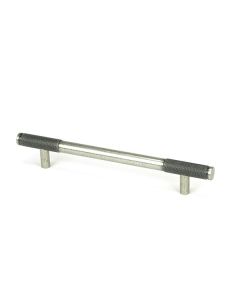Pewter 220mm Half Knurled Brompton Medium Pull Handle | 46946