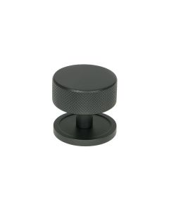 Anvil Matt Black Brompton 38mm Cabinet Knob (plain) | 47084