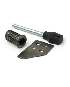 Antique Pewter Key-Flush Sash Stop | 47129