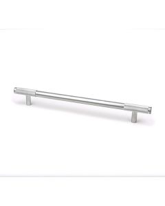 Satin Chrome 284mm Half Knurled Brompton Large Pull Handle | 47155