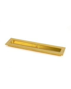 Polished Brass 250mm Plain Rectangular Flush Pull Handle | 47160