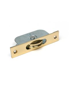 Unlacquered Brass Square Ended Sash Pulley 75kg | 49587