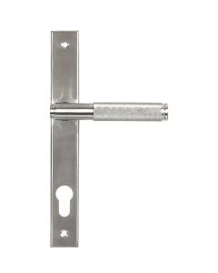 Set Anvil Satin SS (316) Brompton Knurled Lever Espagnolette Latch | 46409