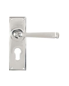 Polished SS (316) Avon Lever Euro Lock Furniture | 49831