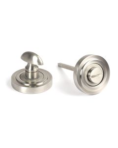 Satin SS (316) Bathroom Thumbturn Snib & Release (Art Deco) | 49857