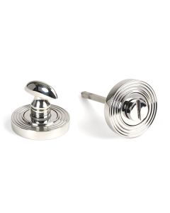 Polished SS (316) Bathroom Thumbturn Snib & Release (Beehive) | 49862