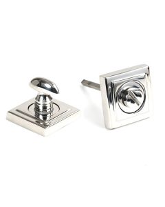 Polished SS (316) Bathroom Thumbturn Snib & Release (Square) | 49863