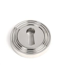 Polished SS (316) Round Standard Keyhole Escutcheon (Beehive) | 49870