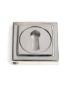 Polished SS (316) Standard Keyhole  Escutcheon (Square) | 49871