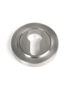 Satin SS (316) Round Euro Escutcheon (plain) | 49872
