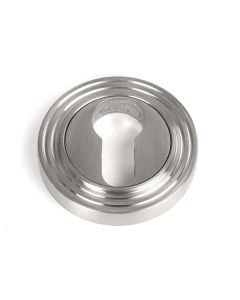 Satin SS (316) Round Euro Escutcheon (Beehive) | 49874