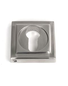 Satin SS (316) Euro Escutcheon (Square) | 49875