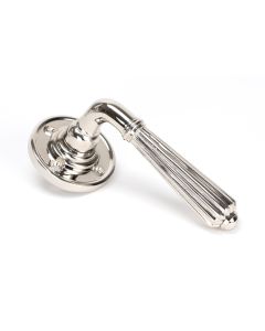 Polished Nickel Hinton Lever on rose | 50082