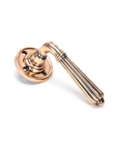Polished Bronze Hinton Lever on rose | 50085