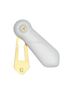 Porcelain Covered Escutcheon Plain White