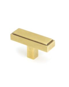 Anvil Aged Brass Scully T Bar Cabinet Knob| 50504