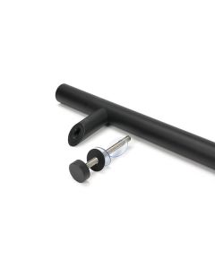 From the Anvil Matt Black 1200mm Offset Bolt Fix T Bar Pull Handle | 50792