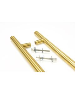 Aged Brass (316) 1800mm Back to Back T Bar Pull Handle | 50814