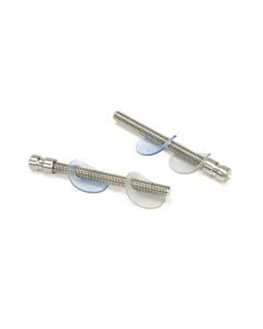 Satin Stainless Steel (304) 100mm Back to Back Fixings for offset T Bar (2) | 50817