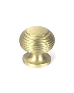 Satin Brass Beehive Cabinet Knob 30mm | 50931