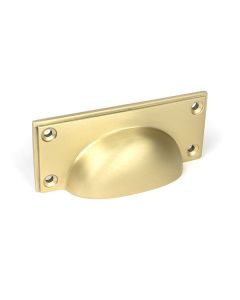 Satin Brass Regency Concealed Drawer Pull | 50943