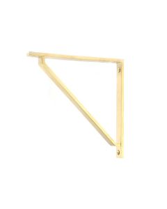 Anvil Polished Brass 200 x 200mm Barton Shelf Bracket| 51115