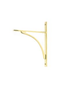 Anvil Polished Brass 260 x 200mm Apperley Shelf Bracket| 51125