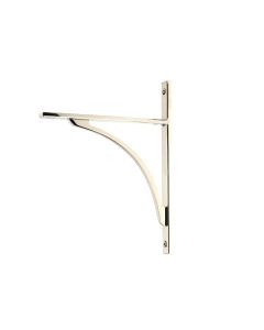 Anvil Polished Nickel 260 x 200mm Apperley Shelf Bracket| 51131