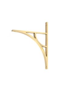 Satin Brass Tyne Shelf Bracket (260mm x 200mm)