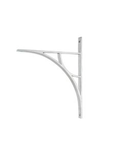 Satin Chrome Tyne Shelf Bracket (314mm x 250mm)