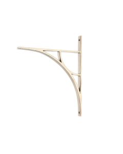Polished Nickel Tyne Shelf Bracket (314mm x 250mm)