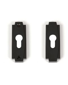 Set Aged Bronze Bronze Art Deco Euro Escutcheon | 51201
