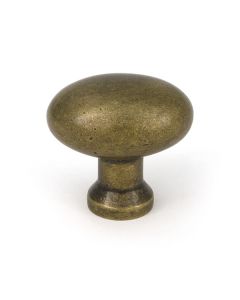 Burnished Brass Moore Cabinet Knob - 38mm