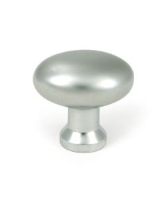 Satin Chrome Moore Cabinet Knob - 38mm