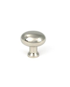 Polished Nickel Moore Cabinet Knob - 25mm