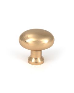 Polished Bronze Moore Cabinet Knob - 32mm